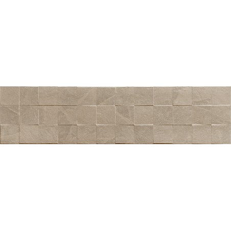 Mexen Icon Lyon Beige glazūruotas akmens masės plytelė rekt. G1, sieninė plytelė 120 x 30 cm, matinis - TL712-120-030-50