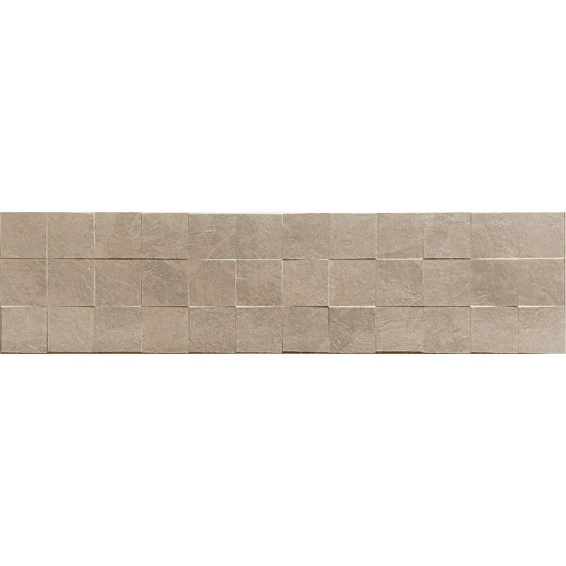 Mexen Icon Lyon Beige glazūruotas rektifikuotas G1 sieninė plytelė 120 x 30 cm, matinė - TL712-120-030-50