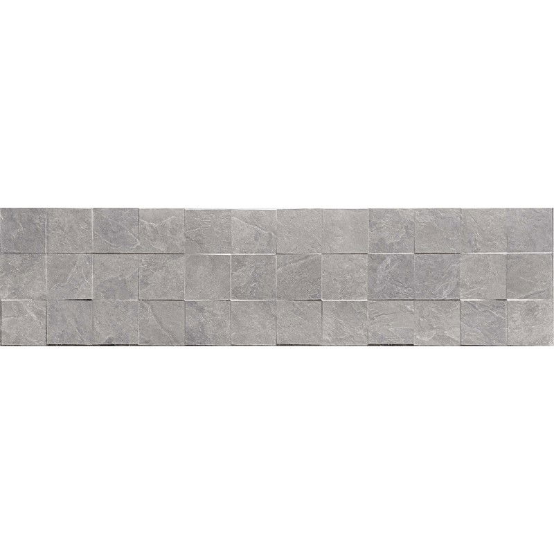 Mexen Icon Lyon Grigio su glazūruotas rektifikuotas G1, sieninė plytelė 120 x 30 cm, matinė - TL712-120-030-51