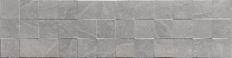 Mexen Icon Lyon Grigio glazūruota akmens masės plytelė, 120 x 30 cm, matinė - TL712-120-030-51