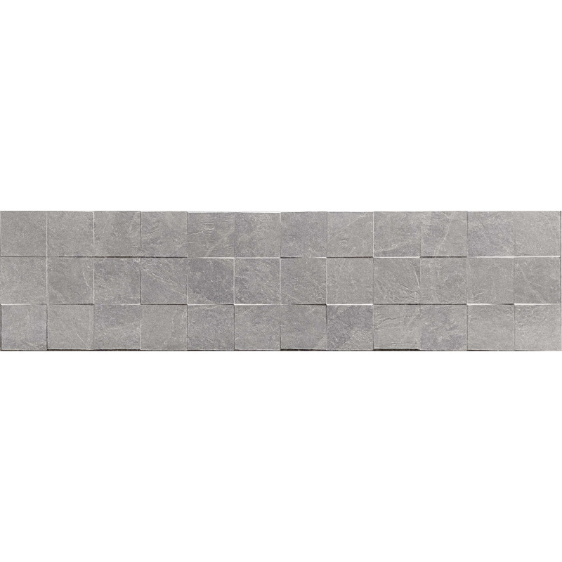 Mexen Icon Lyon Grigio glazūruota akmens masės plytelė, 120 x 30 cm, matinė - TL712-120-030-51