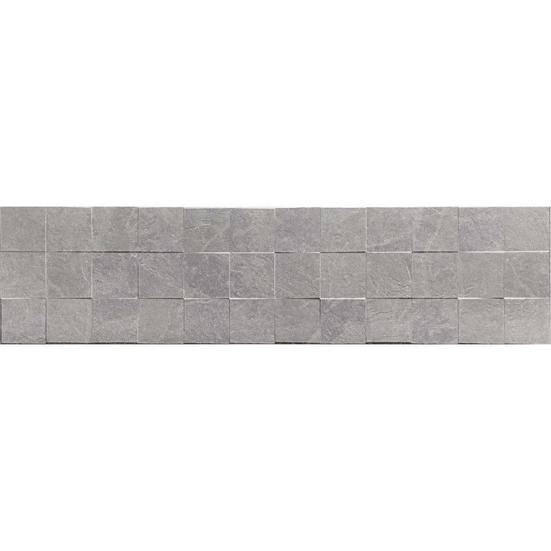 Mexen Icon Lyon Grigio su glazūruotas rektifikuotas G1, sieninė plytelė 120 x 30 cm, matinė - TL712-120-030-51