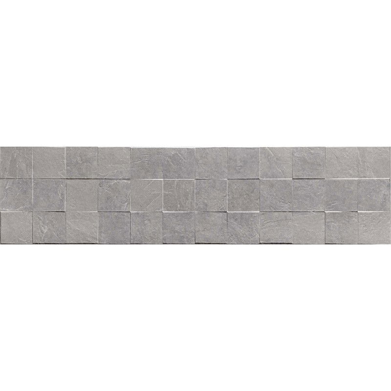 Mexen Icon Lyon Grigio su glazūruotas rektifikuotas G1, sieninė plytelė 120 x 30 cm, matinė - TL712-120-030-51