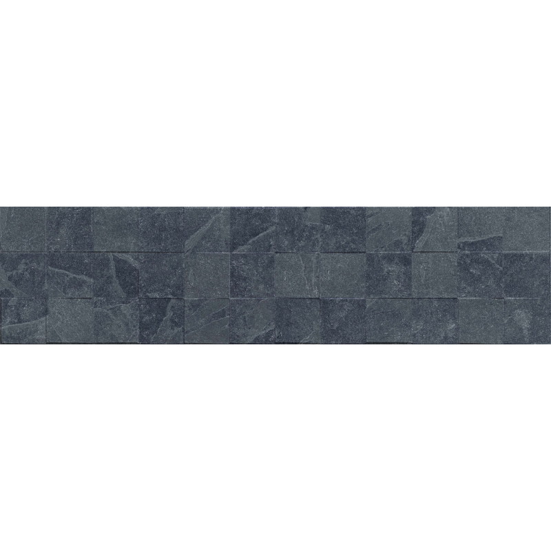Mexen Icon Lyon Nero glazūruotas rektifikuotas G1, sieninė plytelė 120 x 30 cm, matinė - TL712-120-030-52