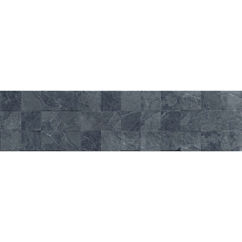 Mexen Icon Lyon Nero glazūruotas rektifikuotas G1, sieninė plytelė 120 x 30 cm, matinė - TL712-120-030-52