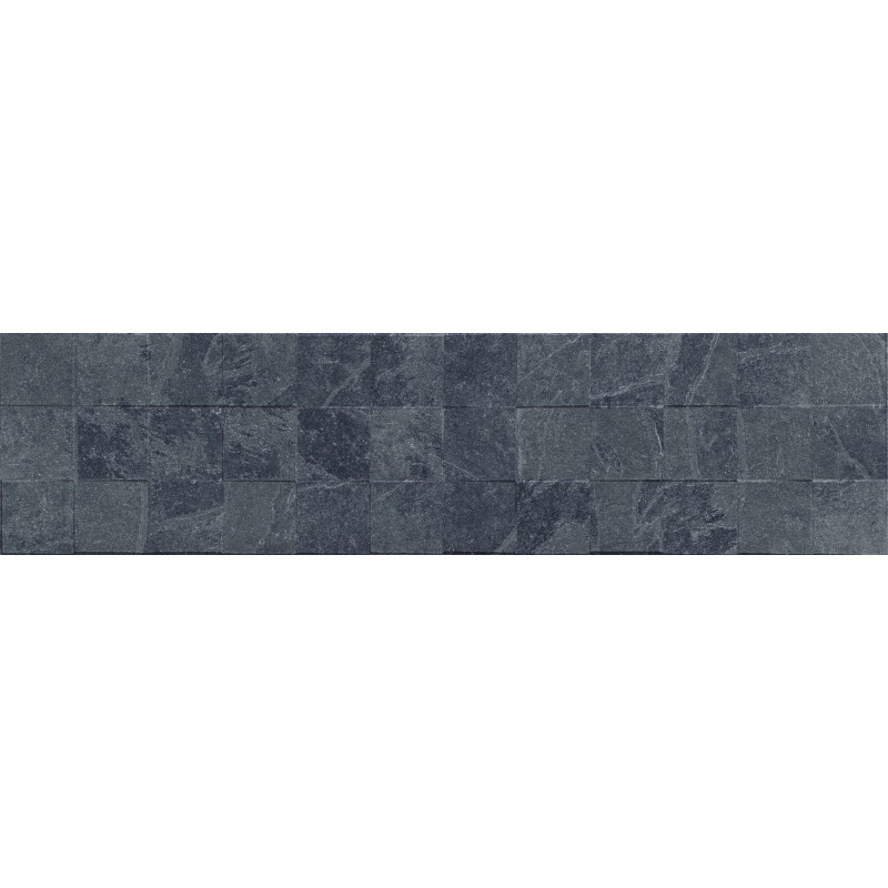 Mexen Icon Lyon Nero glazūruotas rektifikuotas G1, sieninė plytelė 120 x 30 cm, matinė - TL712-120-030-52
