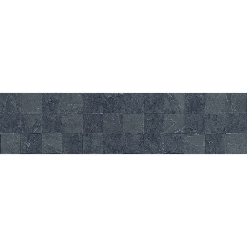 Mexen Icon Lyon Nero glazūruotas rektifikuotas G1, sieninė plytelė 120 x 30 cm, matinė - TL712-120-030-52