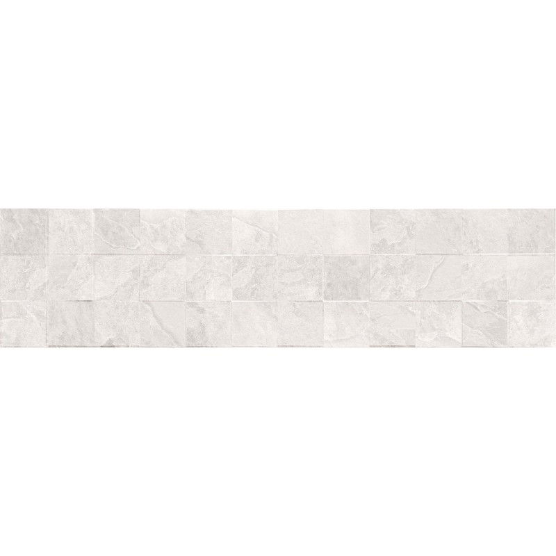 Mexen Icon Lyon Bianco matinis glazūruotas rektifikuotas gresas, sienų plytelė 120 x 30 cm - TL712-120-030-53