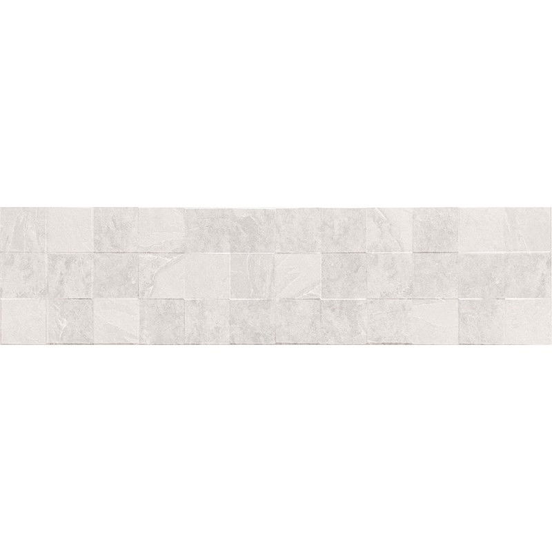 Mexen Icon Lyon Bianco matinis glazūruotas rektifikuotas gresas, sienų plytelė 120 x 30 cm - TL712-120-030-53