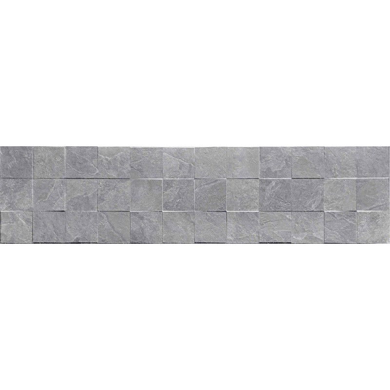 Mexen Icon Lyon Gris glazūruota rektifikuota G1, sienų plytelė 120 x 30 cm, matinė - TL712-120-030-54