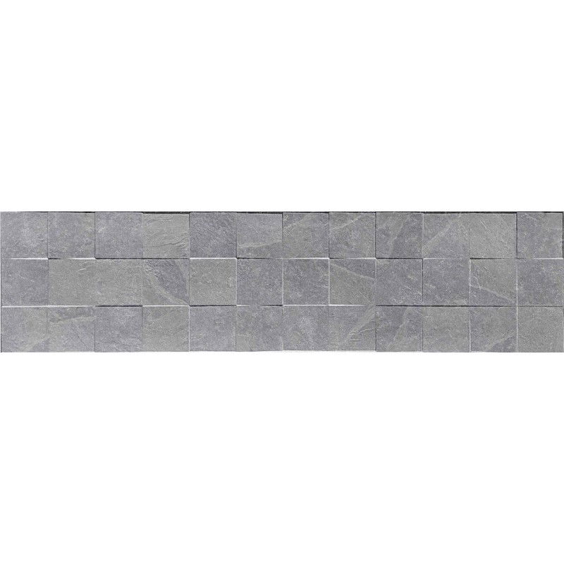 Mexen Icon Lyon Gris glazūruota rektifikuota G1, sienų plytelė 120 x 30 cm, matinė - TL712-120-030-54