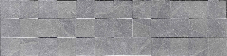 Mexen Icon Lyon Gris glazūruotas akmens masės plytelė rektifikuota G1, sieninė plytelė 120 x 30 cm, matinė