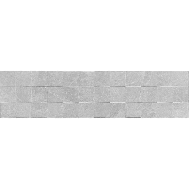 Mexen Icon Lyon Silver glazūruotos rekt. G1, sienų plytelė 120 x 30 cm, mat - TL712-120-030-55