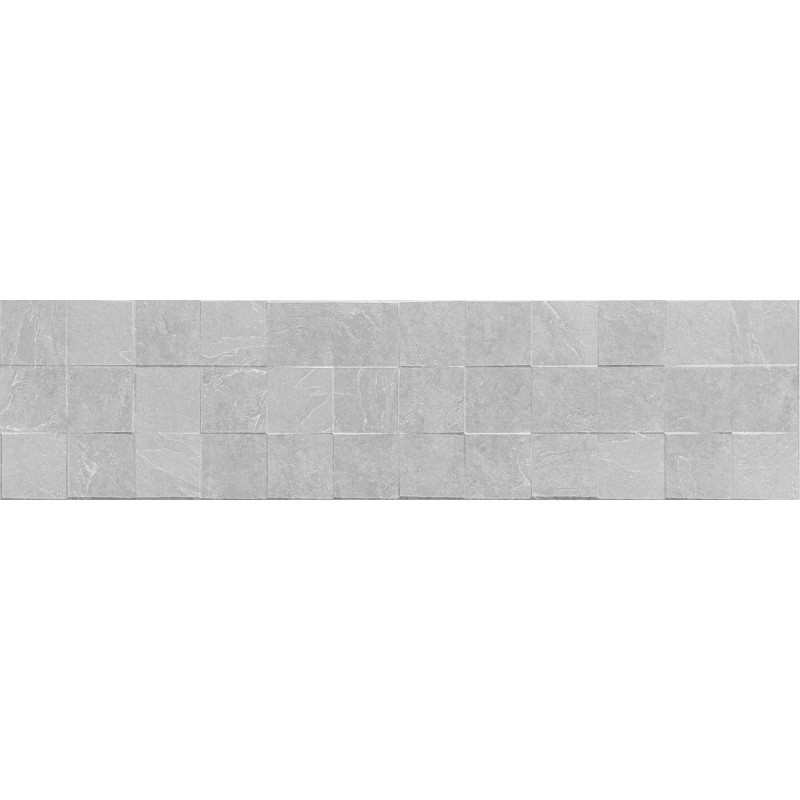 Mexen Icon Lyon Silver glazūruotos rekt. G1, sienų plytelė 120 x 30 cm, mat - TL712-120-030-55
