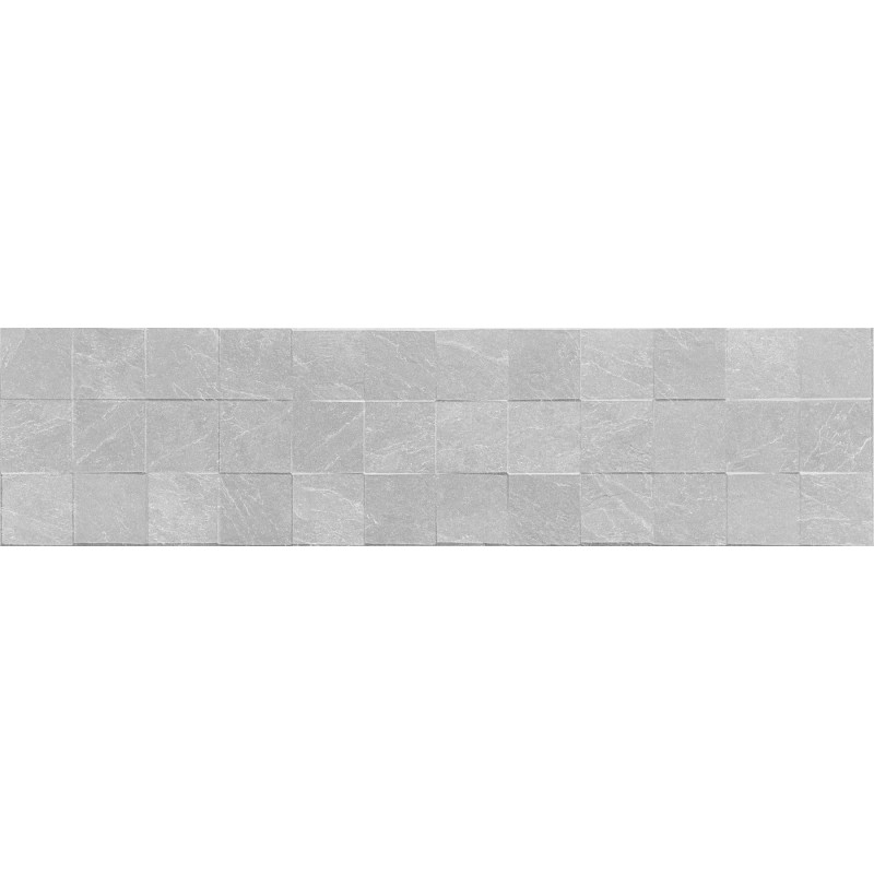 Mexen Icon Lyon Silver glazūruotos rekt. G1, sienų plytelė 120 x 30 cm, mat - TL712-120-030-55