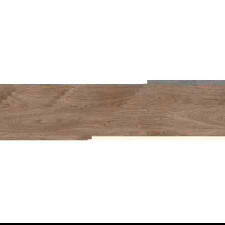 Mexen Riga Rudos glazūruotos plytelės drebulės-rektifikuotos G1, grindų ir sienų, medžio imitacija, 120 x 30 cm, matinės