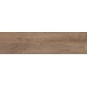 Mexen Riga Rudos glazūruotos plytelės drebulės-rektifikuotos G1, grindų ir sienų, medžio imitacija, 120 x 30 cm, matinės