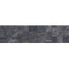 Mexen Riga Lyon Black glazūruotas rekt. G1, medieną imituojanti sienos plytelė 120 x 30 cm, matinė - TL713-120-030-50