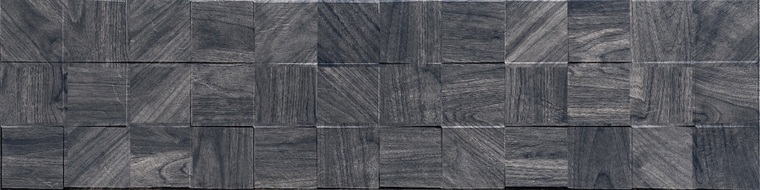 Mexen Riga Lyon Black glazūruotas rekt. G1, medieną imituojanti sienos plytelė 120 x 30 cm, matinė - TL713-120-030-50