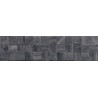 Mexen Riga Lyon Black glazūruotas rekt. G1, medieną imituojanti sienos plytelė 120 x 30 cm, matinė - TL713-120-030-50