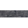 Mexen Riga Lyon Black glazūruotas rekt. G1, medieną imituojanti sienos plytelė 120 x 30 cm, matinė - TL713-120-030-50