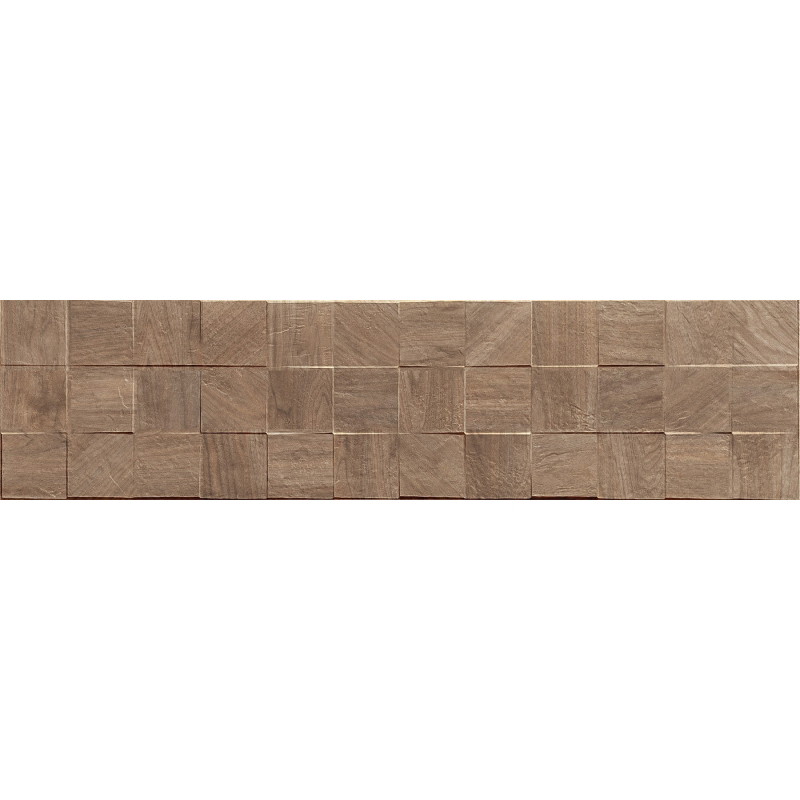 Mexen Riga Lyon Brown glazūruotas akmens masės plytelės, 120 x 30 cm, matinis - TL713-120-030-51