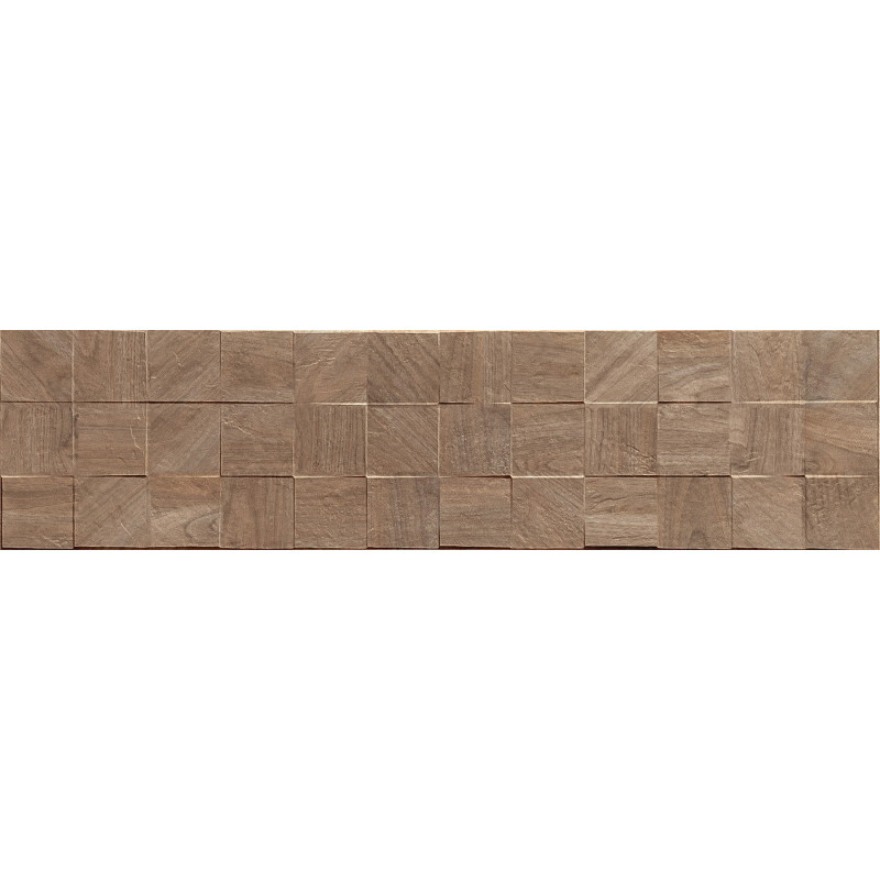 Mexen Riga Lyon Brown glazūruotas akmens masės plytelės, 120 x 30 cm, matinis - TL713-120-030-51