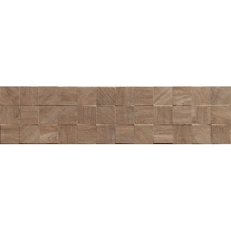 Mexen Riga Lyon Brown glazūruotas akmens masės plytelės, 120 x 30 cm, matinis - TL713-120-030-51