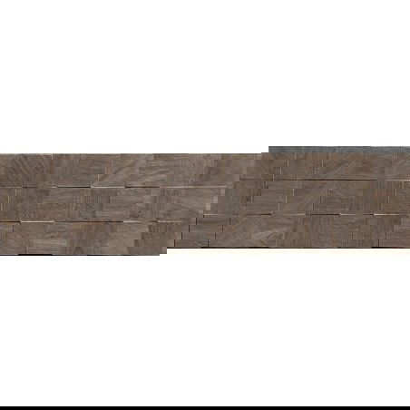 Mexen Riga Lyon Choco glazūruota rektifikuota G1, medžio imitacijos sienų plytelė 120 x 30 cm, matinė - TL713-120-030-52