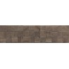 Mexen Riga Lyon Choco glazūruotas rektifikuotas G1, medį imituojanti sieninė plytelė 120 x 30 cm, matinė - TL713-120-030-52
