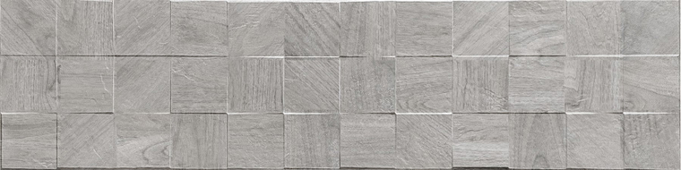 Mexen Riga Lyon Grey emalinis akmens masės plytelė, medžio imitacija, sieninė 120 x 30 cm, matinė - TL713-120-030-54