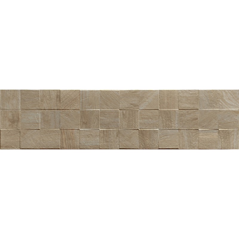Mexen Riga Lyon Grigio matinis, glazūruotos, rektifikuotos sienų plytelės, medžio imitacija, 120 x 30 cm - TL713-120-030-55
