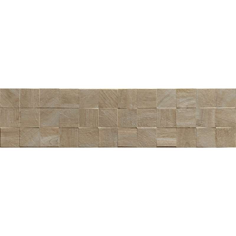 Mexen Riga Lyon Grigio matinis, glazūruotos, rektifikuotos sienų plytelės, medžio imitacija, 120 x 30 cm - TL713-120-030-55