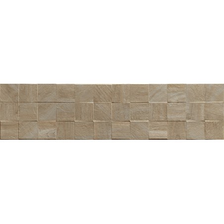 Mexen Riga Lyon Grigio matinis, glazūruotos, rektifikuotos sienų plytelės, medžio imitacija, 120 x 30 cm - TL713-120-030-55