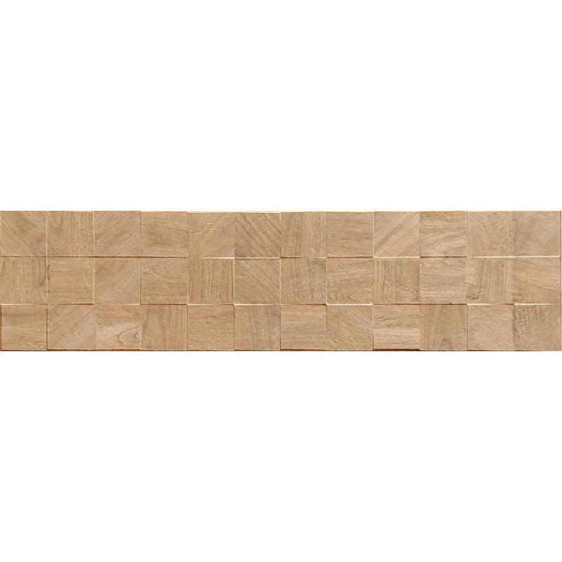 Mexen Riga Lyon Honey glazūruotos rektifikuotos plytelės, sienų plytelės medienos imitacija 120 x 30 cm, mat
