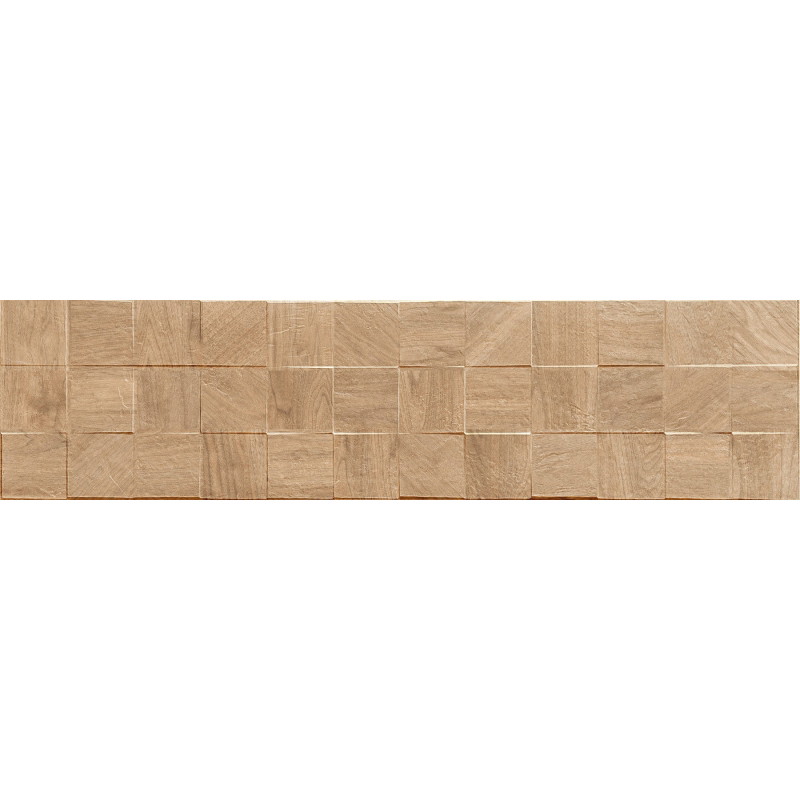 Mexen Riga Lyon Honey glazūruotos rektifikuotos plytelės, sienų plytelės medienos imitacija 120 x 30 cm, mat