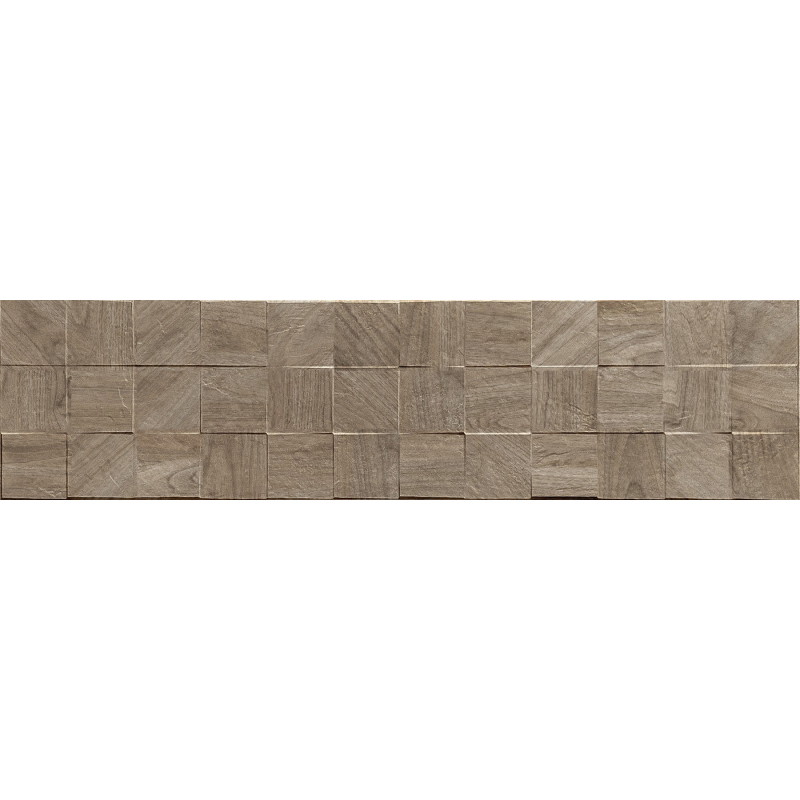 Mexen Riga Lyon Natural glazūruota rektifikuota keramika, medžio imitacijos sienų plytelė 120 x 30 cm, matinė