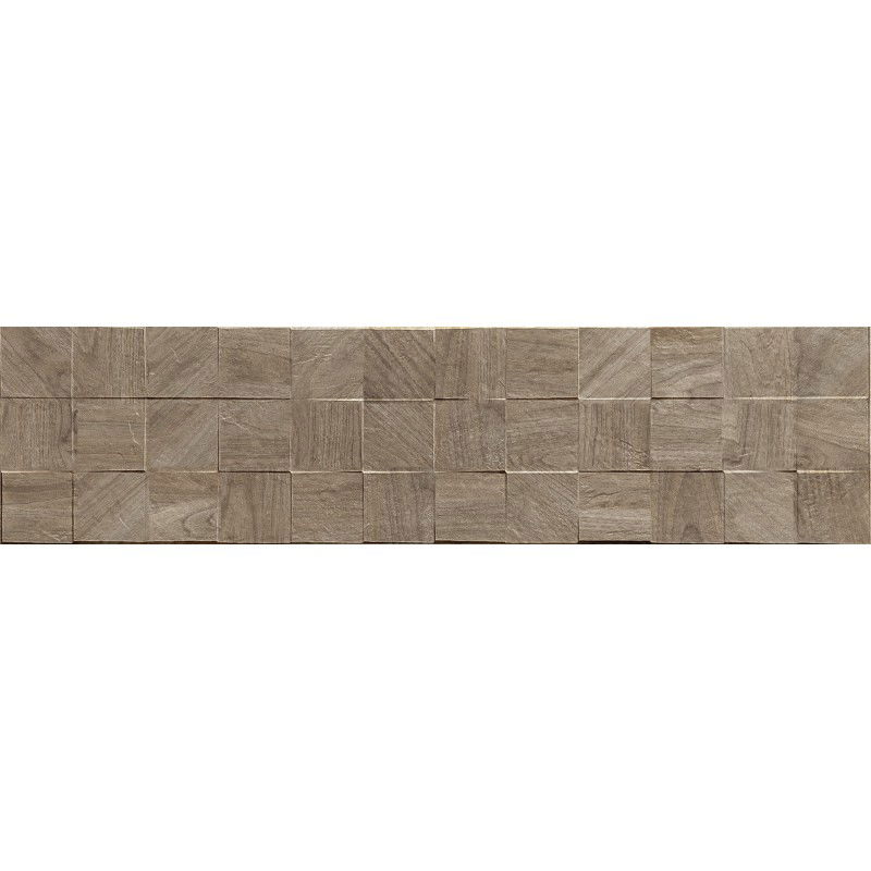 Mexen Riga Lyon Natural gres glazūruotas rek. G1, medžio imitacijos sienų plytelė 120 x 30 cm, matinis - TL713-120-030-57