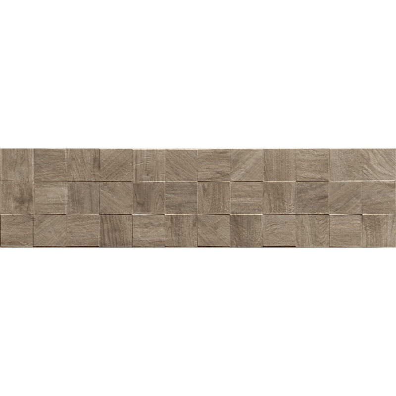 Mexen Riga Lyon Natural glazūruota rektifikuota keramika, medžio imitacijos sienų plytelė 120 x 30 cm, matinė