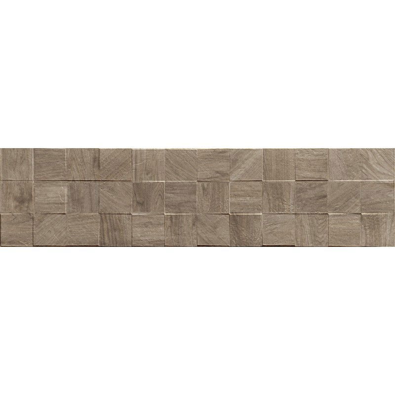 Mexen Riga Lyon Natural gres glazūruotas rek. G1, medžio imitacijos sienų plytelė 120 x 30 cm, matinis - TL713-120-030-57