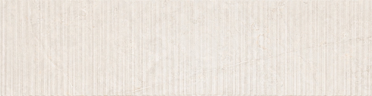 Mexen Flamingo Mayolica Bianco glazūruotas rektifikuotas G1 akmens masės plytelė, sieninė 120 x 30 cm, graviravimas