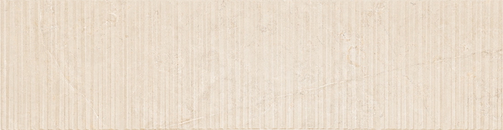 Mexen Flamingo Mayolica Crema glazūruota rektifikuota G1 plytelė, sienų 120 x 30 cm, carving - TL715-120-030-51
