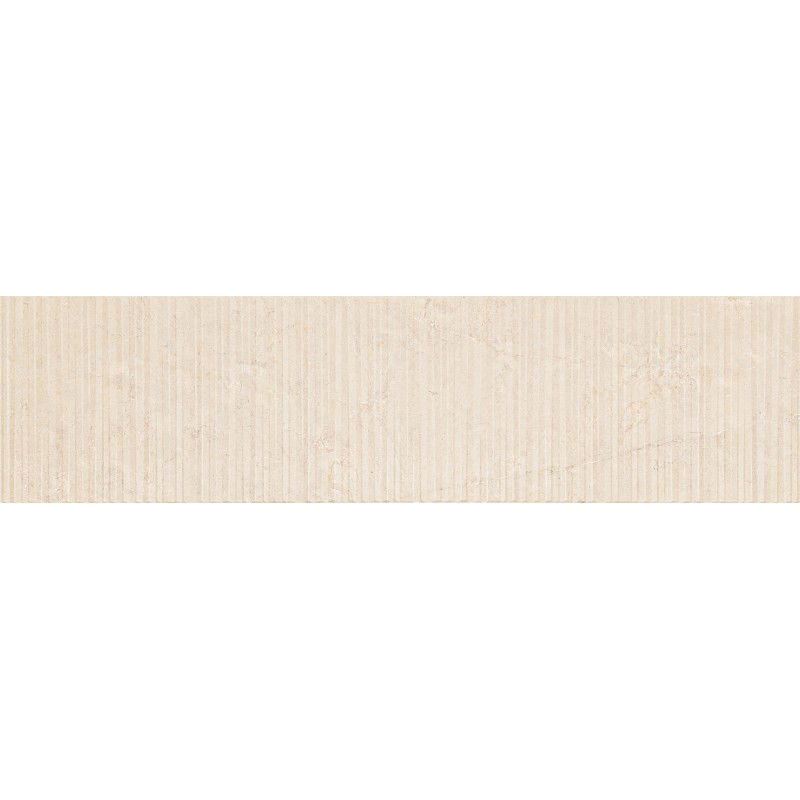 Mexen Flamingo Mayolica Crema glazūruotos akmens masės plytelės rekifikuotos G1, grindų ir sienų plytelės 120 x 30 cm,