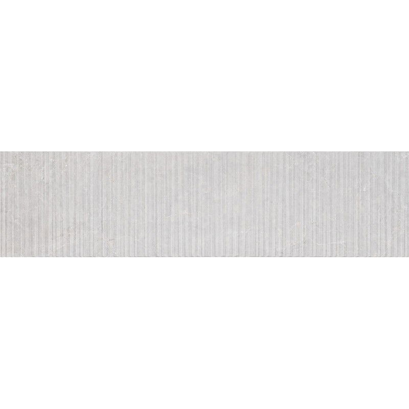 Mexen Flamingo Mayolica Gris glazūruotas gresas, rektifikuotas. G1, sienų plytelė 120 x 30 cm, raižyta - TL715-120-030-52