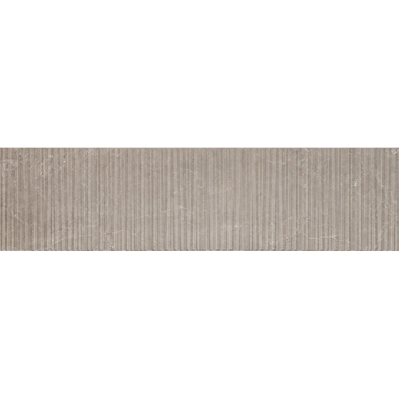 Mexen Flamingo Mayolica Mocha glazūruota rektifikuota G1, sienų plytelė 120 x 30 cm, raižyta - TL715-120-030-53