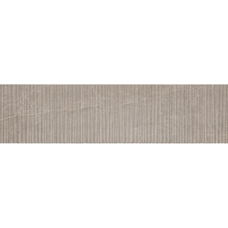 Mexen Flamingo Mayolica Mocha glazūruota rektifikuota G1, sienų plytelė 120 x 30 cm, raižyta - TL715-120-030-53