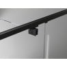 Mexen Exo-3S 3 sienų atidaroma dušo kabina 140 x 90 cm, permatoma, juoda - 819-140-090-70-00-3S