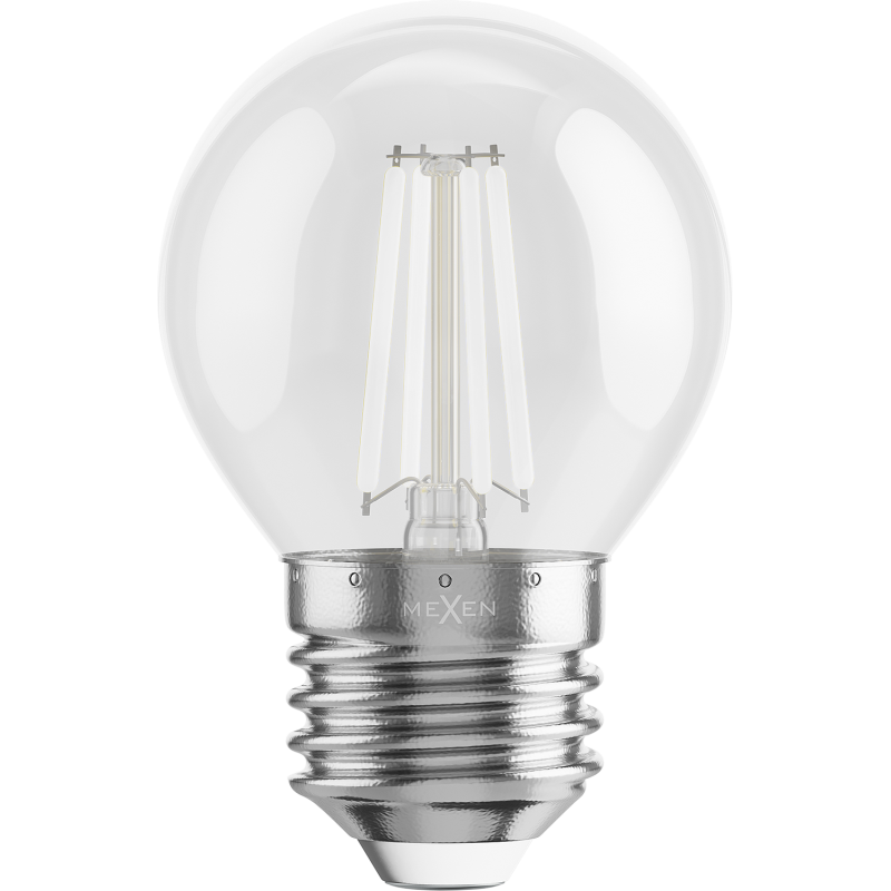 Mexen Vintis 3x LED gijų lemputė E27, G45, 4W, 55 lm, mėlyna - L156-E27-04XX-47x03