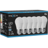 Mexen Nova 6x LED lemputė E27, G45, 8W, Šalta - 6500K, 840 lm - L101-E27-0865-01x06