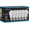 Mexen Nova 6x LED lemputė E27, G45, 10W, Šilta - 3000K, 1055 lm - L101-E27-1030-01x06